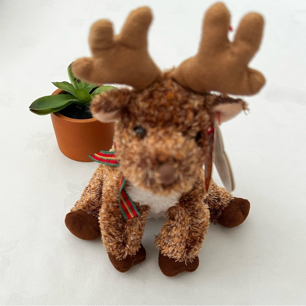 Ty Beanie Babies Reindeer Rooftop - Picture 2 of 7